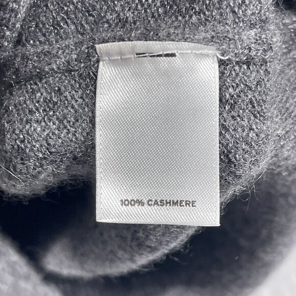 Halogen 100% Cashmere Sweater Women’s Small‎ V-Neck Heathered Gray - Picture 9 of 11